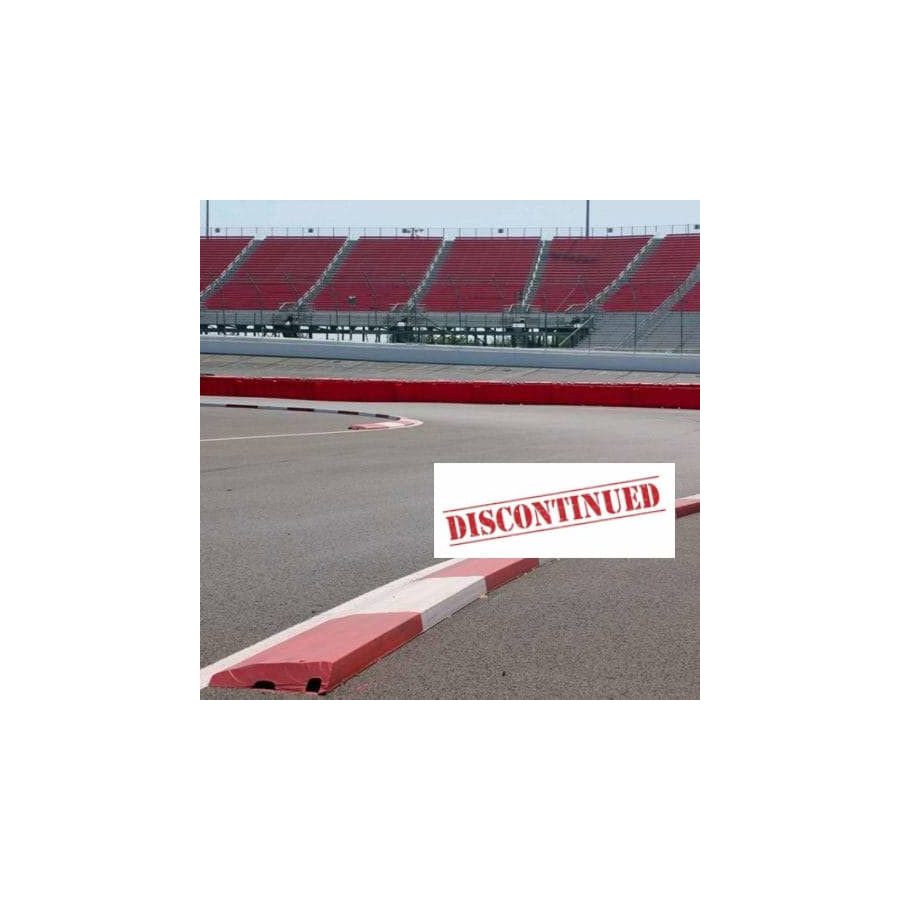 Racetrack rubber curbing