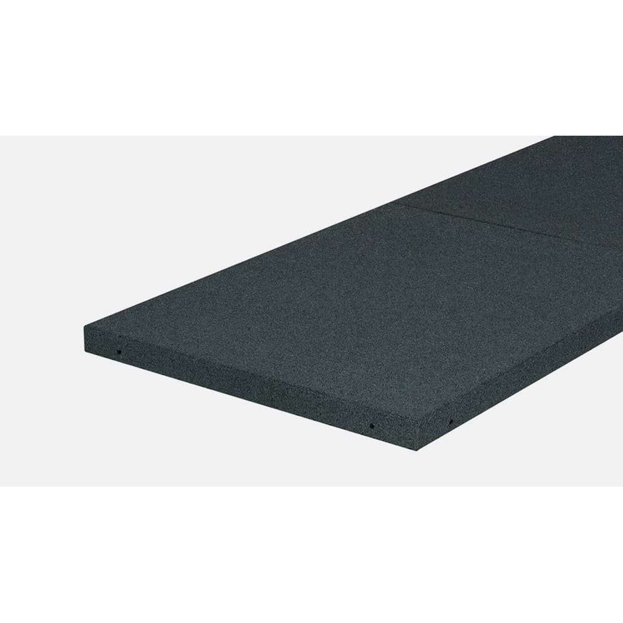 Rubber rooftop pavers