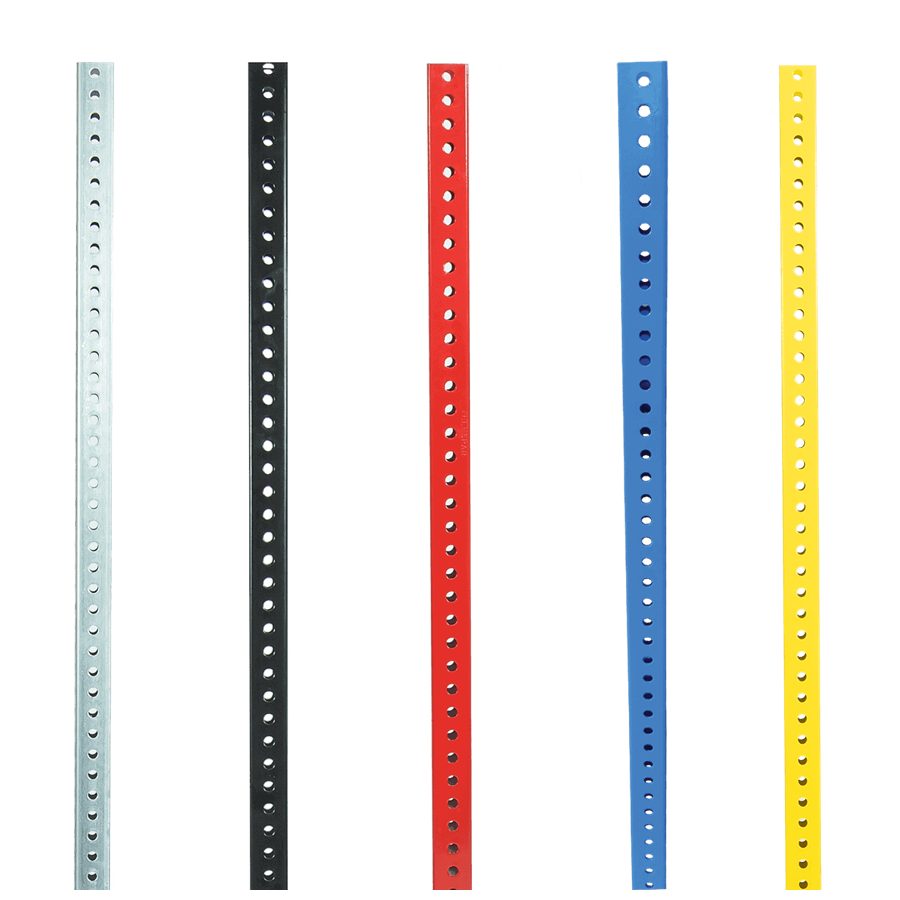 Square steel perforated sign post